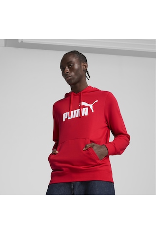 Puma 68257211 Ess No. 1 Logo Erkek Sweatshirt Kırmızı