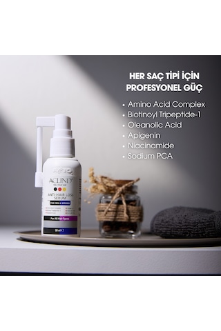 Aclind Anti-hair Loss Serum For Men & Women Saç Ve Saç Derisi Bakım Serumu 50 Ml