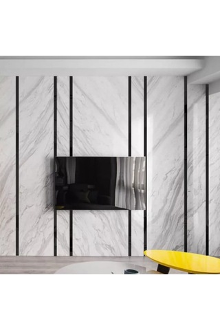 Dekor Fuga Duvar Çıtası Yapışkanl Gold,Gümüş,Siyah 1 Rulo (25 Mt)