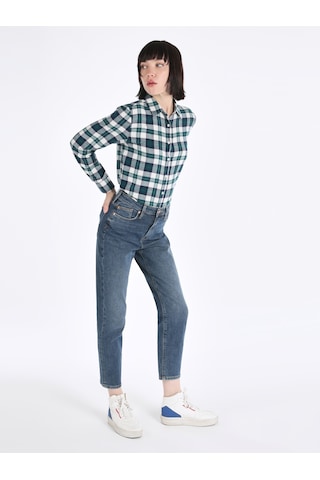 Colins 891 Maya Slim Fit Normal Bel Daralan Paça Mavi Kadın Pantolon Cl1065436 001