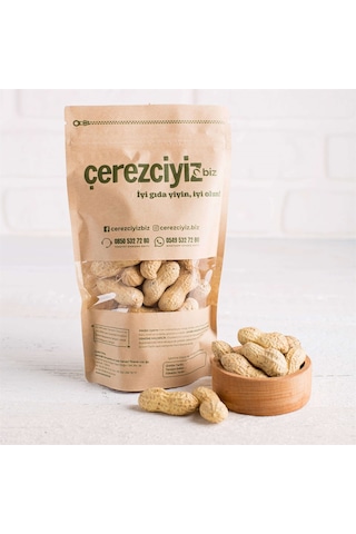 Çerezciyiz Biz Çiğ Kabuklu Yer Fıstığı 500 G