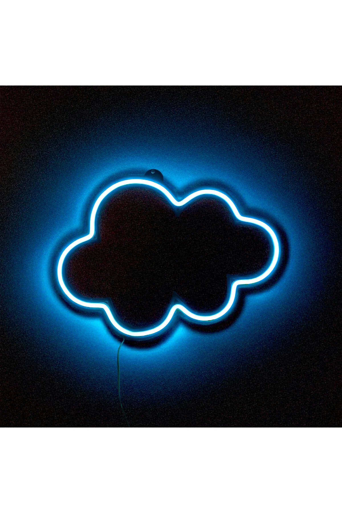 Bulut Neon Led 3d Baskı Mavi