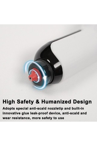 Pazly Portatif Kablosuz Lityum Tutkal Makinesi - 7mm Tutkal Çubuğu Aplikatörü - Elektrikli Sıcak Tutkal