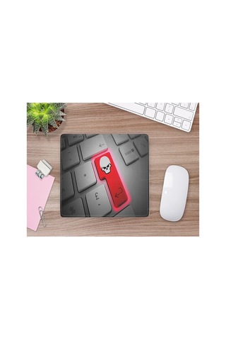 30x25 Cm Kaymaz Taban Kauçuk Kenarları Dikişli Oyuncu Mouse Pad