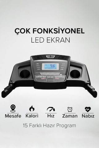 Proforce Premıum Koşu Bandı 2.5 Hp Led Gösterge 0 - 14 Km/s Hız Kolay Kurulum