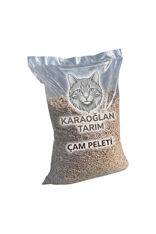 %100 Doğal Çam Peleti Kedi Kumu 10 Kg