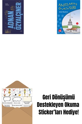 Adnan Özyalçıner - Toplu Öyküler Ciltli + Anıtların Öyküleri + Okuma Sticker'ları