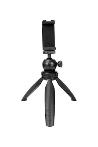 M2t Mini Masaüstü + Telefon Tutucu 19cm Yükseklik Ayarı, 2,5kg Taşıma Kapasitesi, 360 Döner Kafa, Kamera & Projektör Uyumlu
