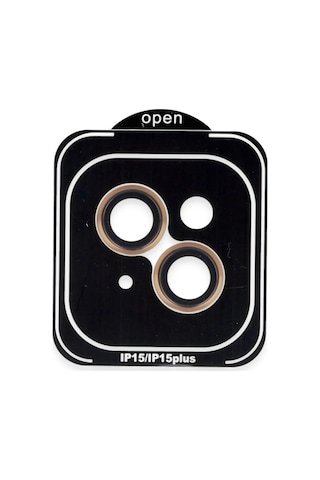 Joko - 988 - Apple iPhone Uyumlu 14 Pvd Metal Kamera Lens - Glblseme - - Turuncu