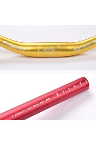 Artfulabode Tekerleği Kırmızı Gidon Düz Direksiyon Bisiklet Bisiklet Bisiklet Alüminyum Alaşım 700mm 31.8mm Kz Kırmızı