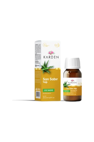 Karden Aloe Vera Sarı Sabır Yağı 20 ML