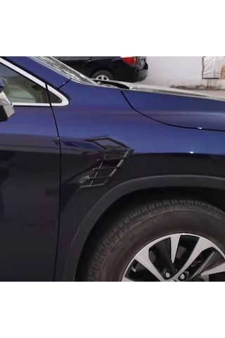 Suofeng Araç Yan Hava Girişi Dekoru - 2 Parça Universal Spoiler, Kolay Montaj