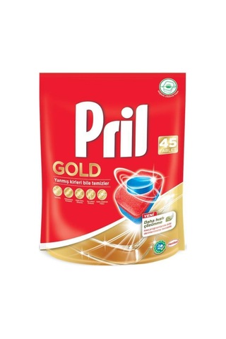Pril Gold 90 Yıkama Bulaşık Makinesi Deterjanı Tableti 2 x 45'li Paket