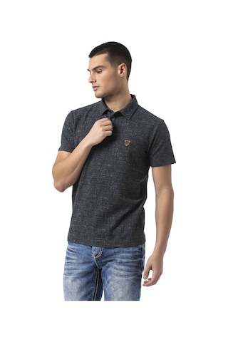 Cipo & Baxx Erkek Polo Yaka Regular Fit Kısa Kollu Pamuklu Tişört Ct825 Siyah