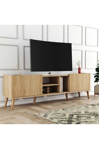 Mezza Lotus Ahşap Ayaklı Tv Ünitesi 1350