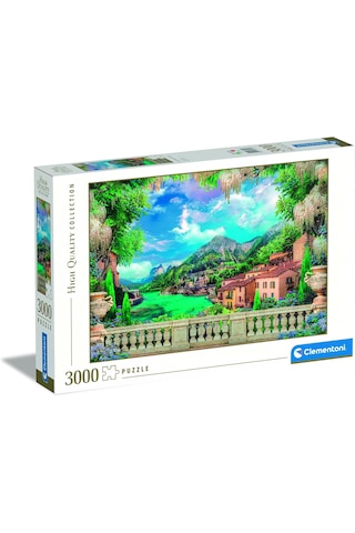 Clementoni 3000 Parça Lush Terrace On Lake Puzzle