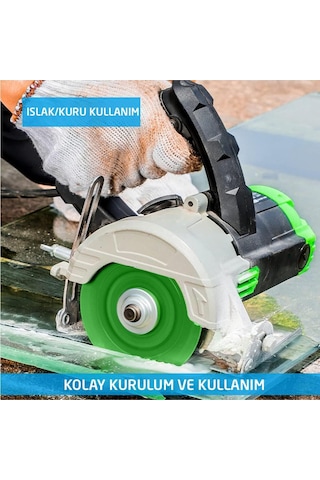 Merttools Cam Seramik Şişe Kesme Taşlama Elmas Diski 100 Mm