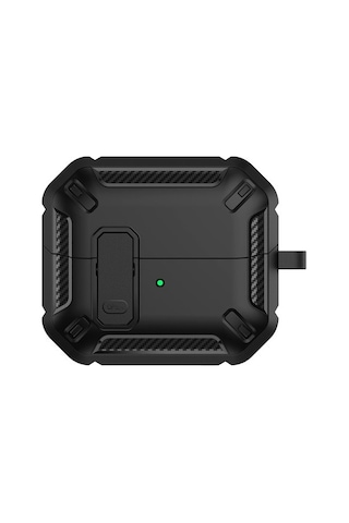 Youmex Samsung Galaxy Buds3/buds3 Pro İçin Tpu+pc Koruyucu Kılıf, Şarj Kutusu防滴 Kapak - Siyah Siyah