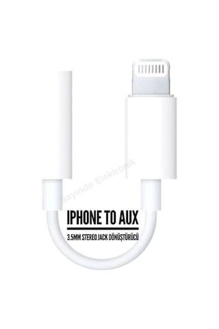 Apple Uyumlu iPhone 6 7 8 X 11 12 Kulaklık Çevirici Lightning Aux Dönüştür...