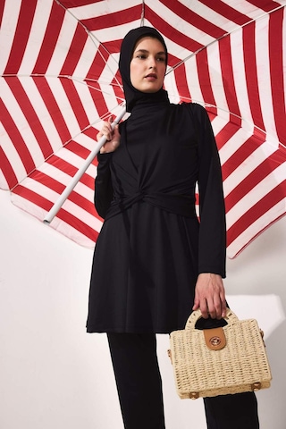 Defacto Regular Fıt 5li Siyah Burkini Mayo G7445ax26hsbk27 Siyah-bk27