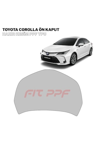 Fit Ppf Toyota Corolla - 210 Mikron Premium Tpu Ppf Kaplama Seti - Ön Kaput Fit Ppf Toyota Corolla - 210 Mikron Premium Tpu Ppf Kaplama Seti - Ön Kaput