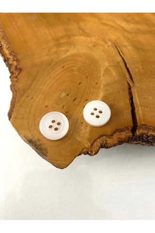 12,5 Mm Beyaz Gömlek Düğmesi 35 Adet