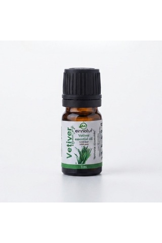 Vetiver Uçucu Yağı, 5 Ml, %100 Saf, Vetiveria Zizanioides Essential Oil