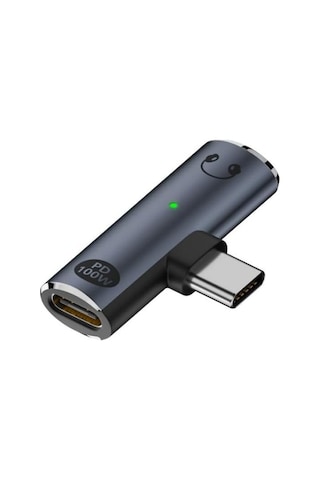 2in1 Type C To 3.5mm Kulaklık Type C 100w Hızlı Şarj Dönüştürücü Otgcx