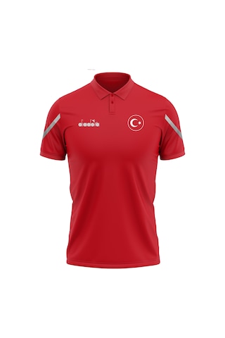 Diadora Alto 25 Milli Takım Kamp Tişört Kırmızı Diadora Alto 25 Milli Takım Kamp Tişört Kırmızı