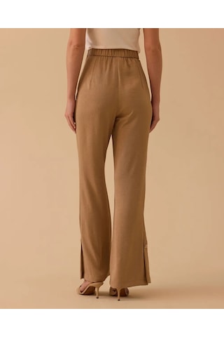 Scl Paça Detaylı Tam Boy Pantolon Camel
