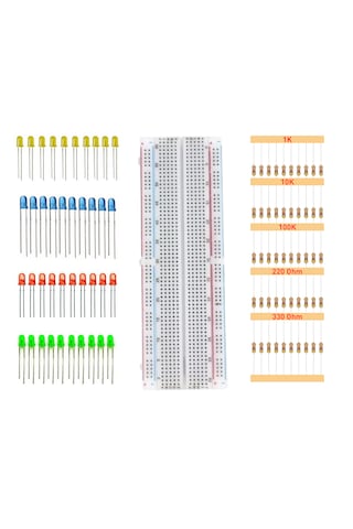 Arduino 26 Çeşit 148 Parça Başlangıç Seti Malzeme Kutulu