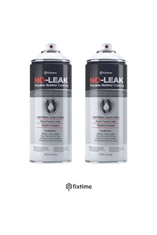 NoLeak 1+1 Paket Su Izolasyon Sızıntı Onarım Spreyi Su Geçirmez Beyaz 800ml noLeak1