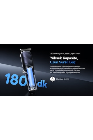 Oraimo Profesyonel Saç Ve Sakal Kesme Makinesi Otr-580p Deep Blue