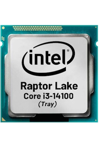 Intel Core İ3 14100 Tray 4.7 Ghz 4 Çekirdek 12 Mb 1700 Fansız Kutusuz İşlemci