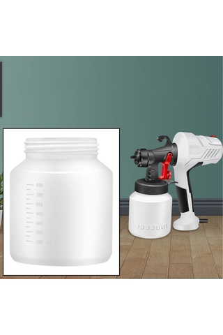 Suntek Elektrikli Sprey Kabı 800ml Boya Püskürtücü Plastik