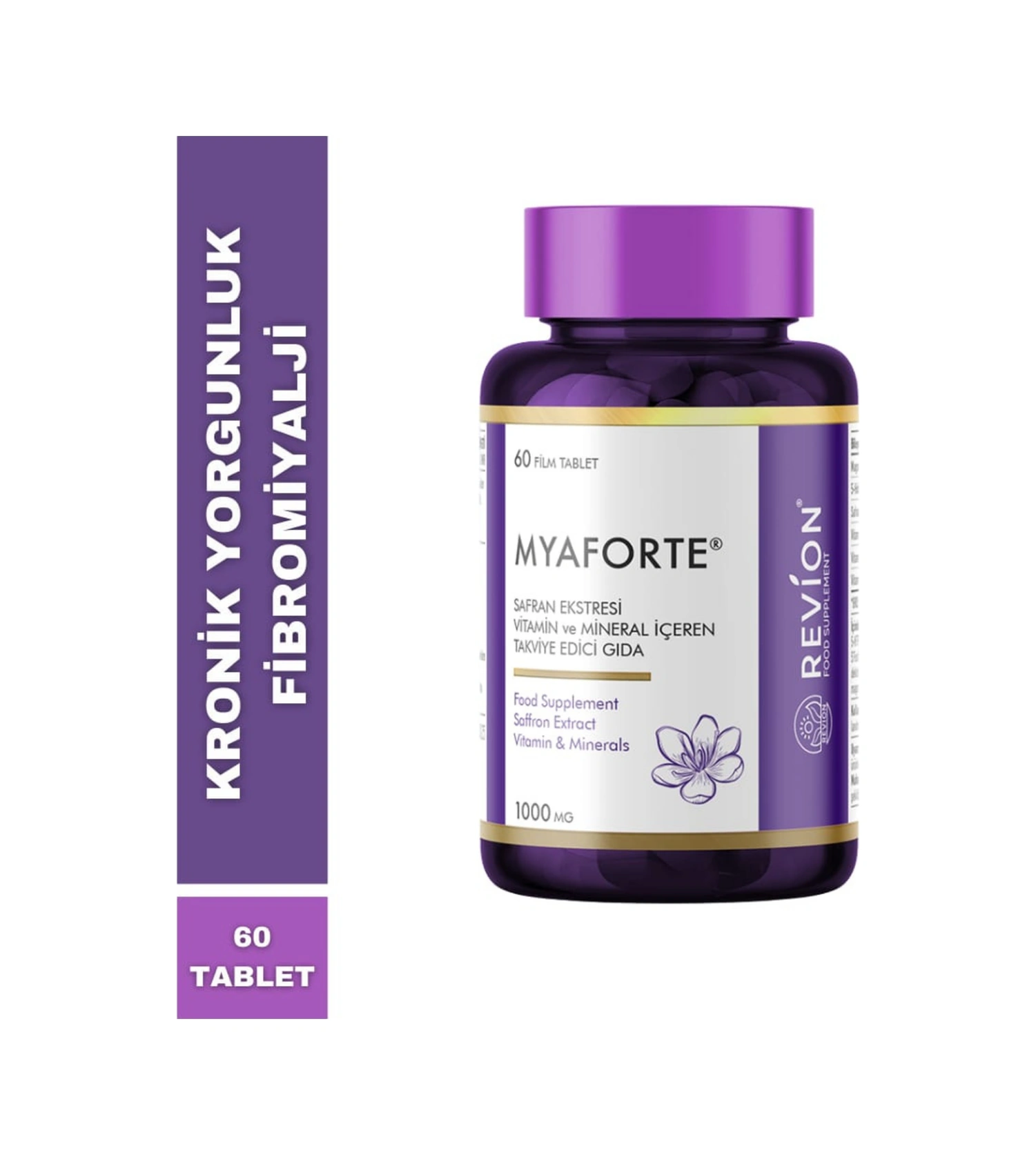 Revıon Myaforte Safran Eki Vitamin Ve Mineral İçeren Takviye Edici Gıda