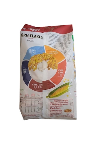 Kellogg's Corn Flakes Kahvaltılık Mısır Gevreği 650 Gr,lif Kaynağ 8'li Paket