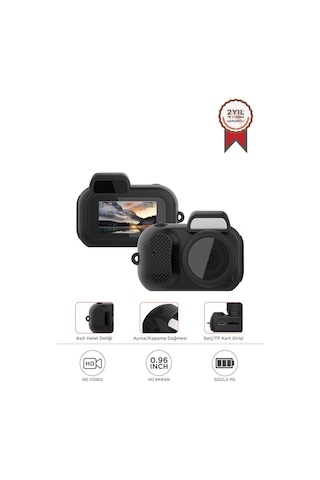 Torima Cmr-37 Siyah Mini Dijital Video Fotoğraf Makinesi Kamera Siyah