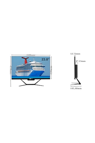 Redrock Highline A565016R51N24 i5-6500 16 GB 512 GB 23.8" Free Dos AIO Masaüstü Bilgisayar