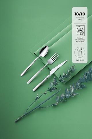 Emsan Penta 18 Parça 6 Kişilik Tatlı Çatal Kaşık Bıçak Seti