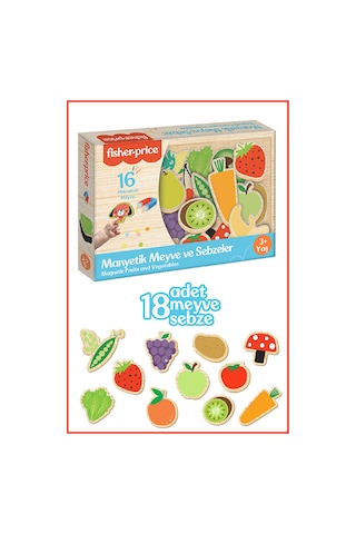 Dıytoy Fisher Price Manyetik Meyve Sebze