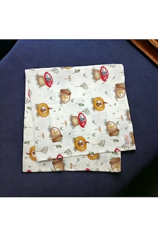 Çok Amaçlı Bebek Müslin Bezi Battaniye 75 CM x 75 CM