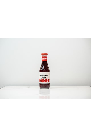 Kırmızı Erik Sosu 530gr Cam Şişe 1x4 Adet