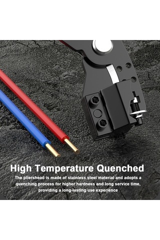 Dancemonkey Yüksek Sıcaklıkta Sertleştirilmiş Paslanmaz Çelik Kablo Soyma Penessi - Konforlu Tutma Ve Kolay Kesme