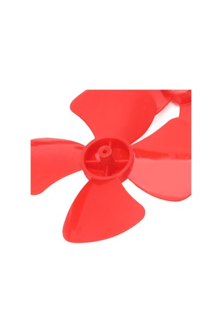 Reedark Xr-149 Kırmızı 4 Kanatlı Plastik Perde, 80mm Çap 2mm Delikli, Dıy Rc Araba Bot Oyuncak Aksesuarı 10 Adet