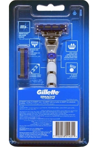 Gillette Mach3 Turbo 3D 2 Yedekli Tıraş Bıçağı