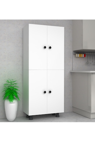 Çok Amaçlı Dolap 80 Cm Mutfak Kiler Banyo Dolabı