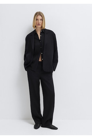 Mavi - Siyah Keten Blazer 1110850-900