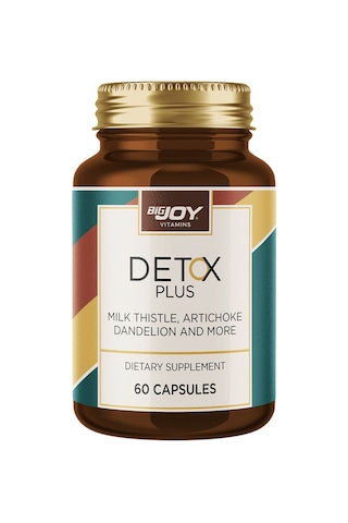Detox Plus 60 Kapsül , Devedikeni , Enginar , Karahindiba İçeren Takviye Edici Gıda 30 Günlük