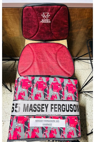 Massey Ferguson 165 Kabinsiz Traktör Su Geçirmez Branda Ve Mf Armalı Koltuk Kılıfı